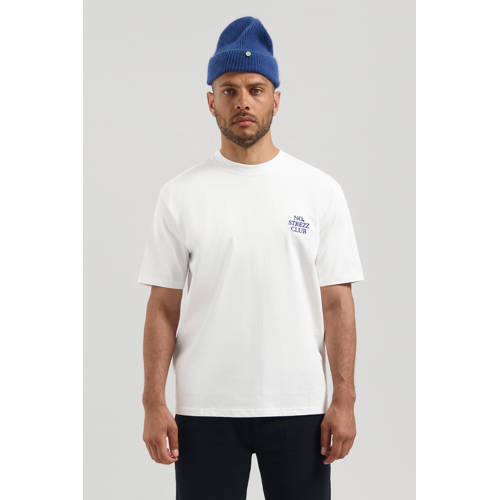Dstrezzed loose T-shirt wit afbeelding