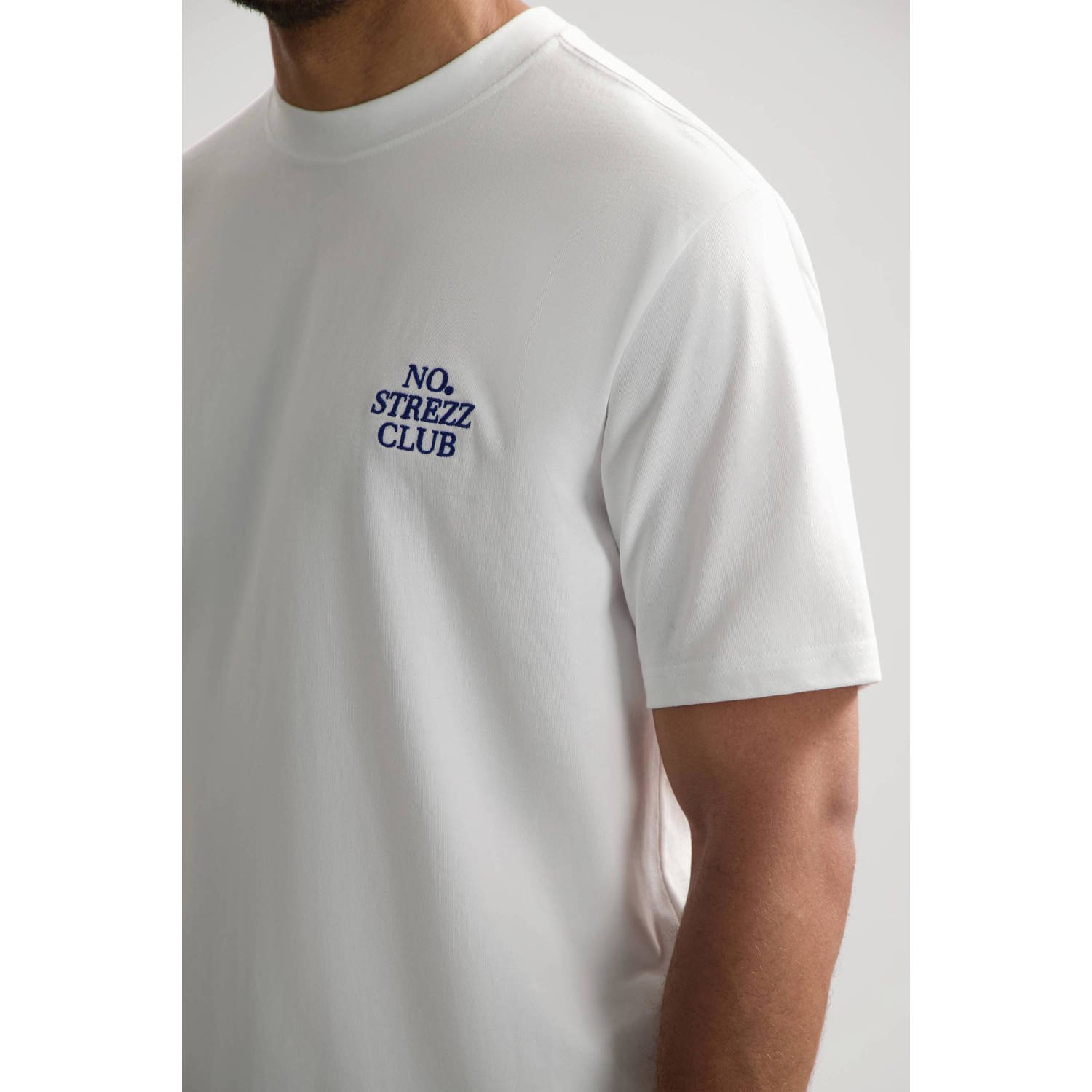 Dstrezzed loose T-shirt wit