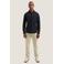Dstrezzed casual overhemd pique zwart