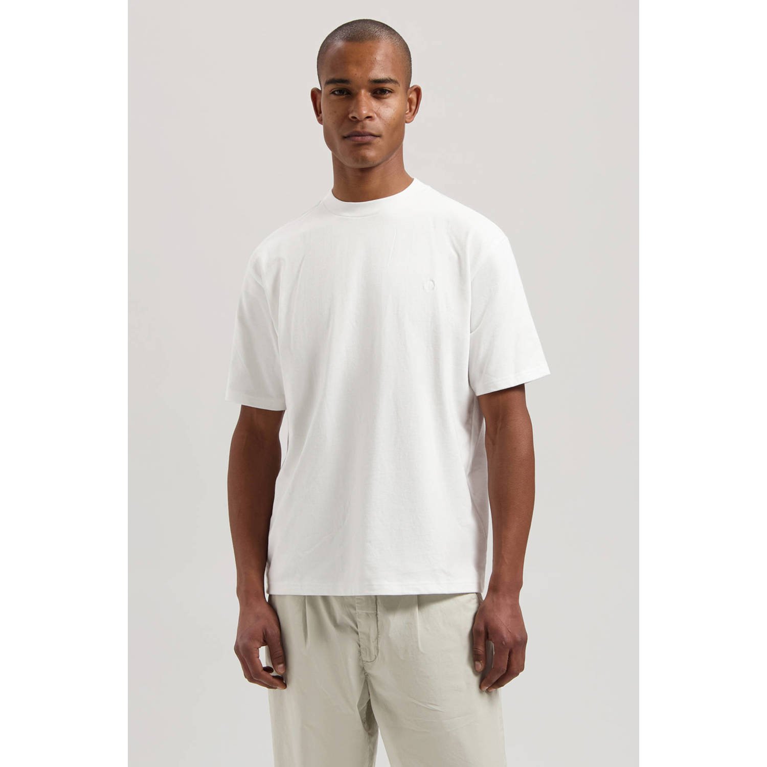 Dstrezzed loose T-shirt wit