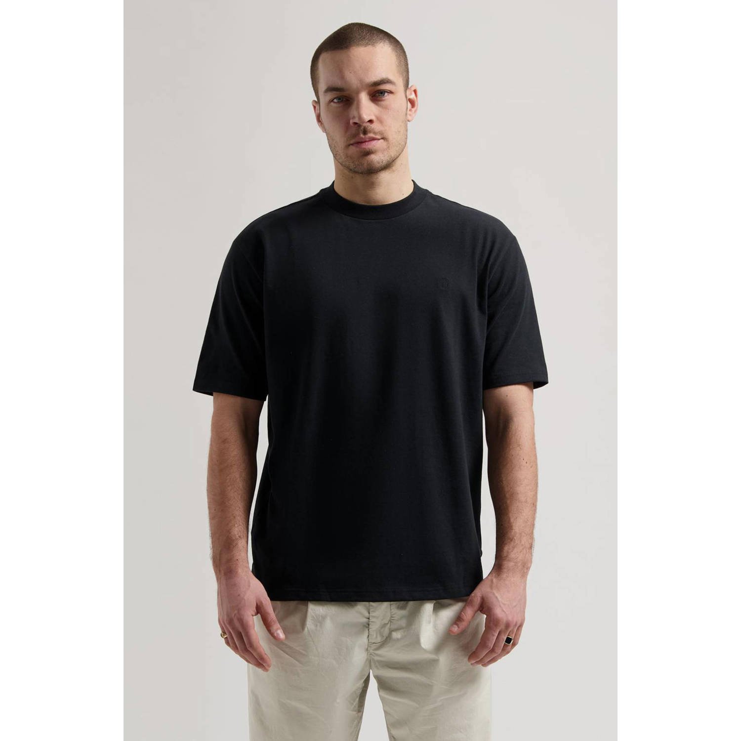 Dstrezzed loose T-shirt zwart
