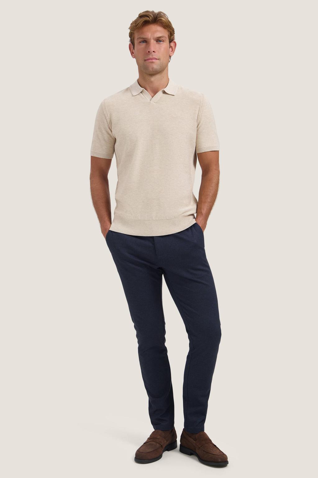 Dstrezzed tapered casual broek donkerblauw