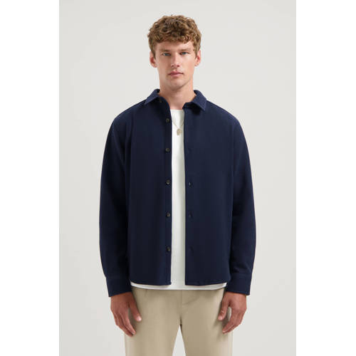 Dstrezzed overshirt donkerblauw afbeelding