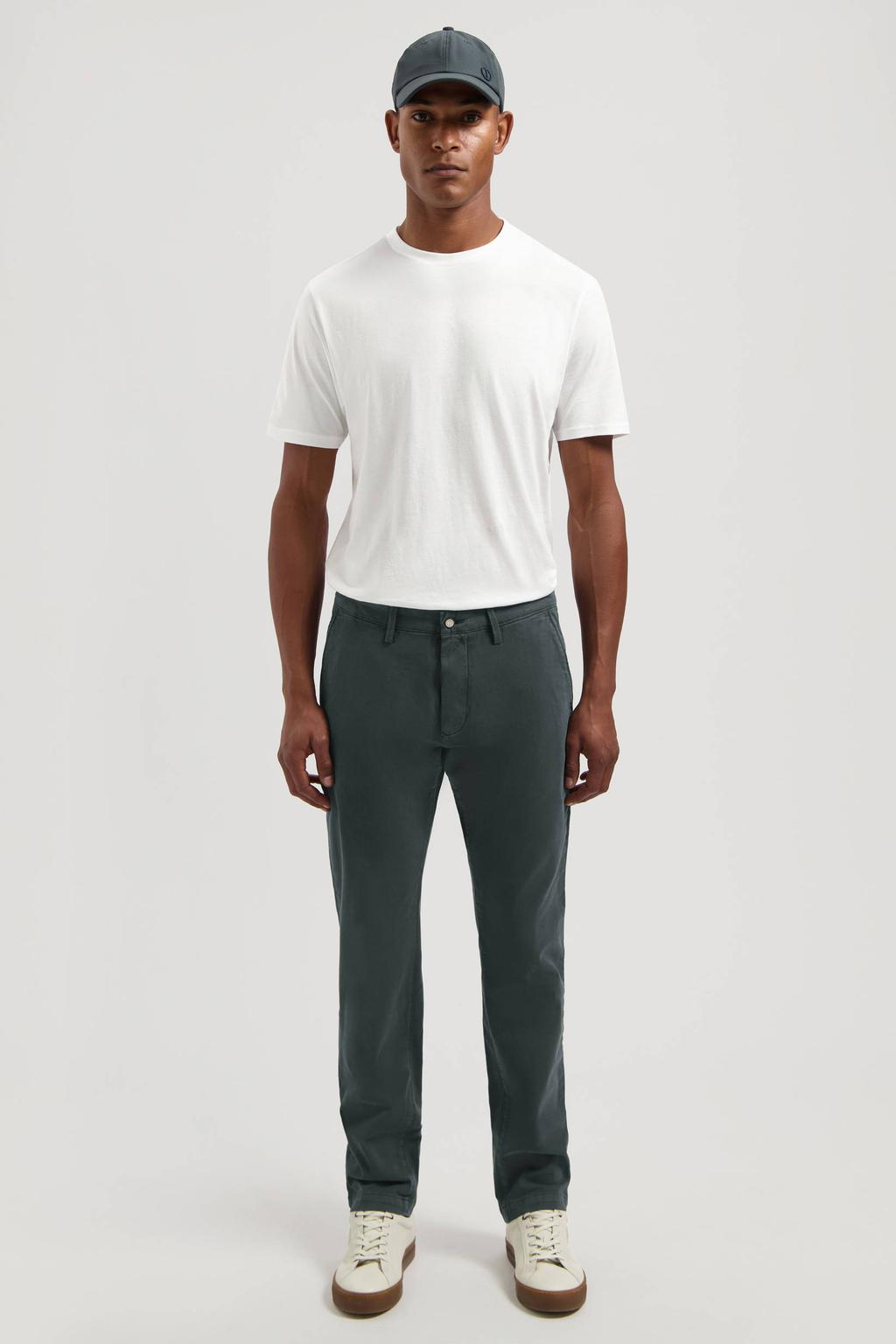 Dstrezzed tapered chino petrol
