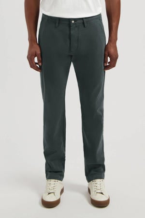 tapered chino petrol