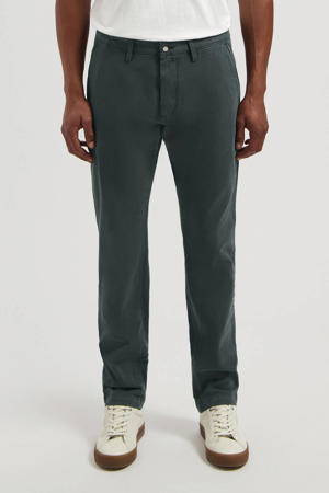 tapered chino petrol