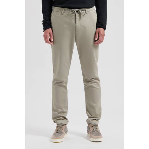 Dstrezzed tapered chino taupe afbeelding