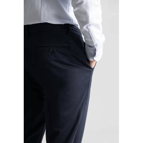 Dstrezzed tapered chino donkerblauw afbeelding