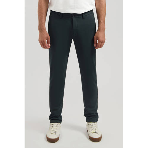 Dstrezzed tapered chino donkerblauw afbeelding