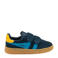 Gola Viper Strap suède sneakers donkerblauw