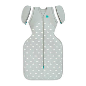 overgangsslaapzak SwaddleUp Fase 2 all season Clouds Olive groen