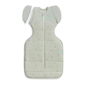 overgangsslaapzak SwaddleUp Fase 2 WARM Olive Bees groen
