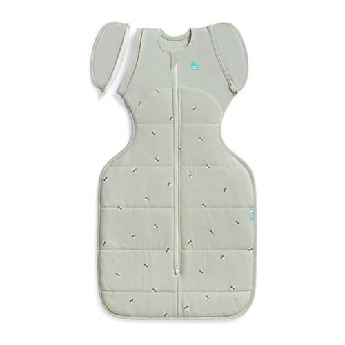 Love to Dream overgangsslaapzak SwaddleUp Fase 2 WARM Olive Bees groen afbeelding