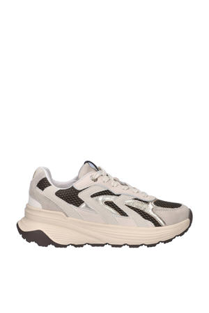 Dora chunky sneakers ecru/zwart