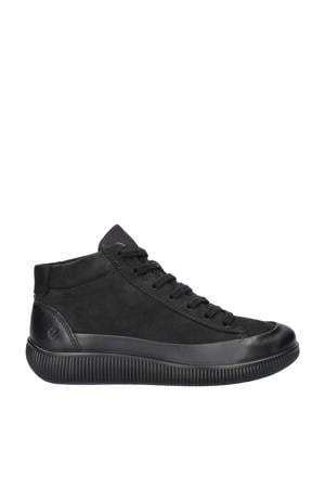 Soft Zero leren sneakers zwart