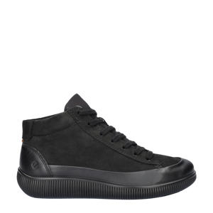 Soft Zero leren sneakers zwart