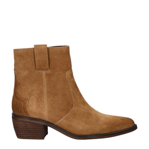 Nelson suède cowboylaarzen cognac afbeelding