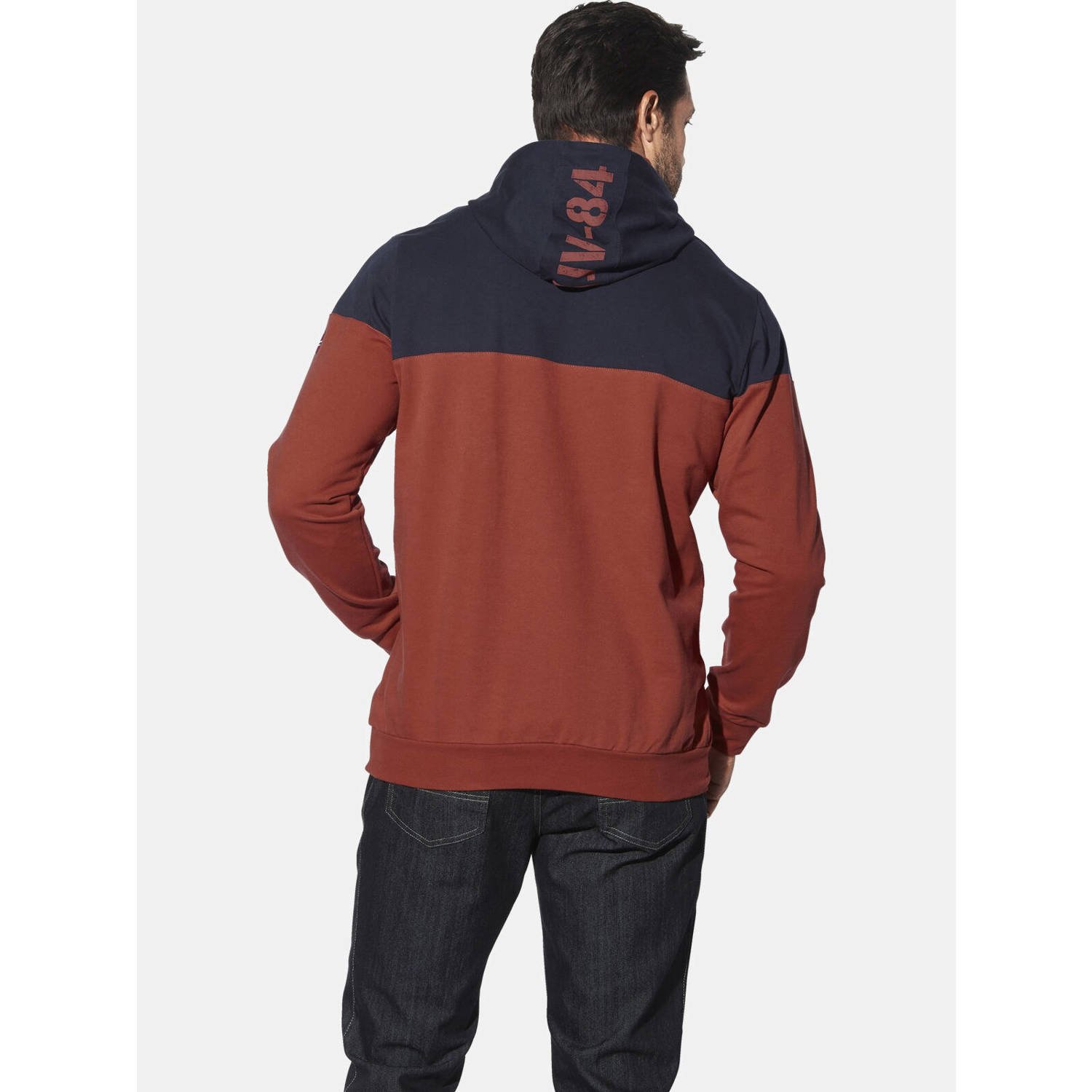 Jan Vanderstorm hoodie brique