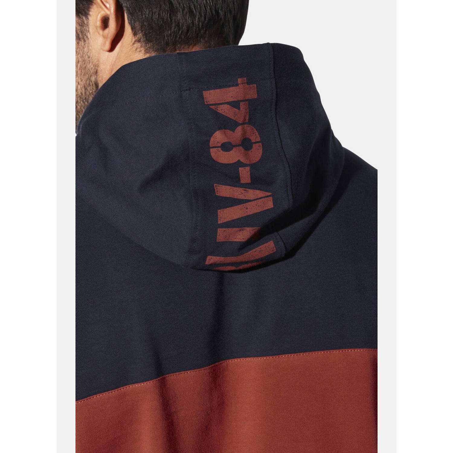 Jan Vanderstorm hoodie brique