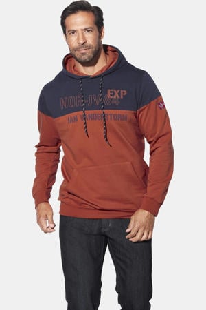 +FIT Collectie hoodie JERRES Plus Size Brique