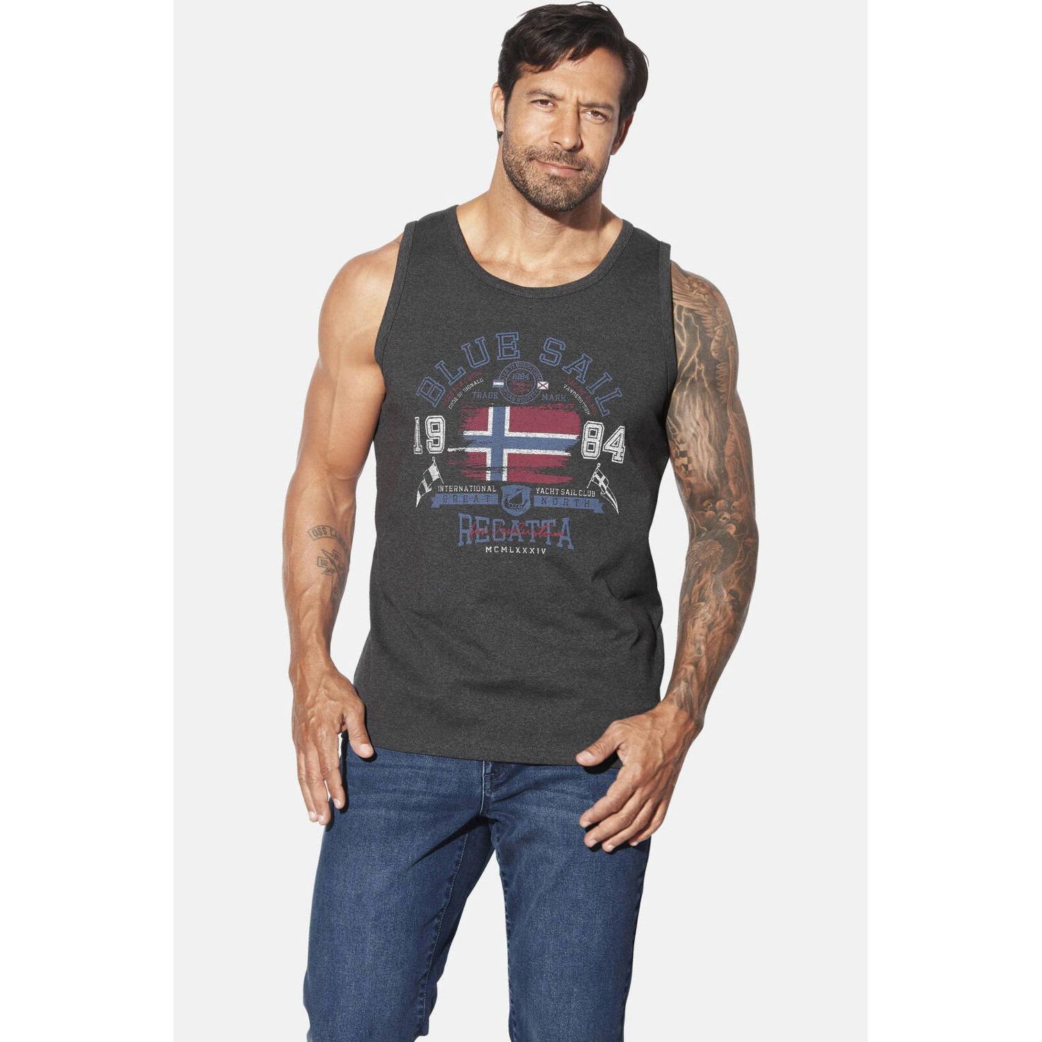 Jan Vanderstorm tanktop grijs