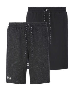 sweatshort JORNRIK Plus Size zwart (set van 2)