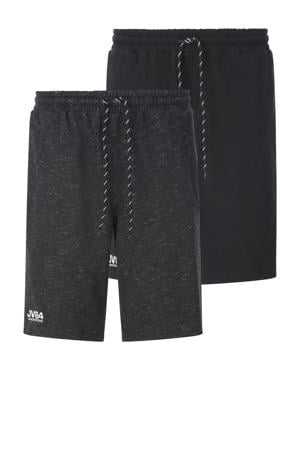 sweatshort JORNRIK Plus Size zwart (set van 2)