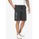 Jan Vanderstorm loose sweatshort PERMARSEN Plus Size antraciet