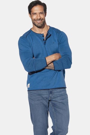 +FIT Collectie gebreide trui AKSELBERG Plus Size blauw