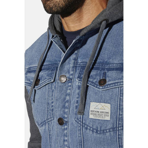 Jan Vanderstorm spijkerjas INGMARK Plus Size blauw afbeelding