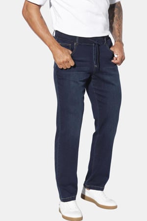 HARLUND regular straight leg jeans donkerblauw