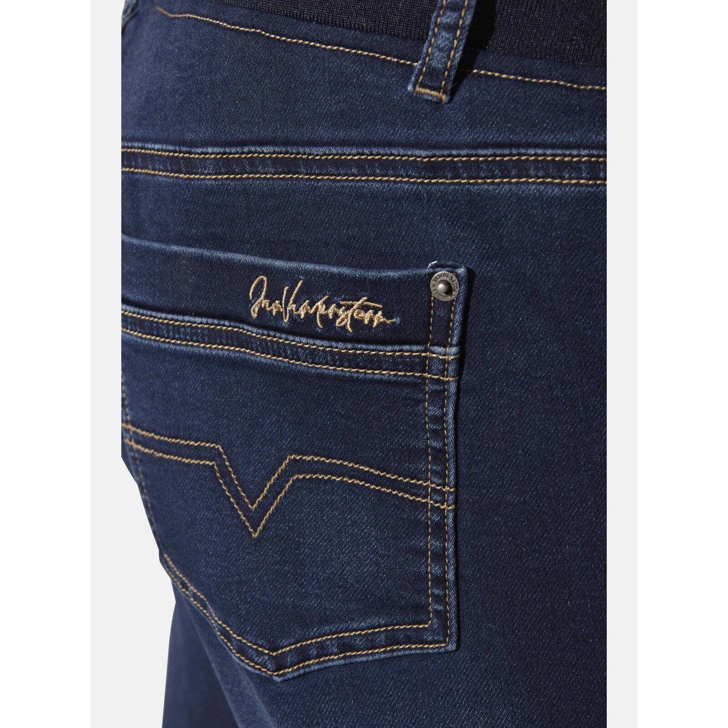 Jan Vanderstorm HARLUND regular straight leg jeans donkerblauw