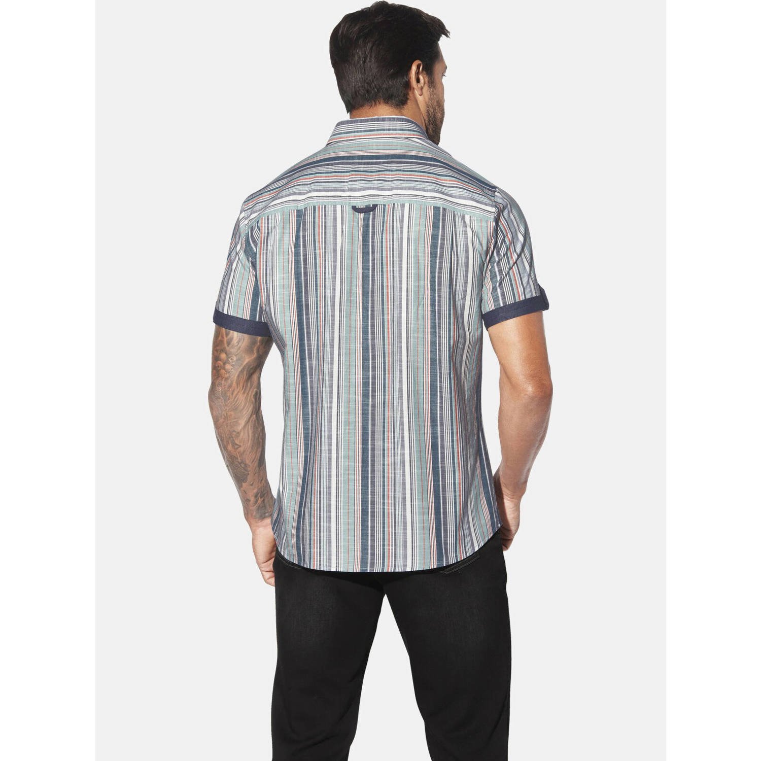 Jan Vanderstorm casual overhemd multi