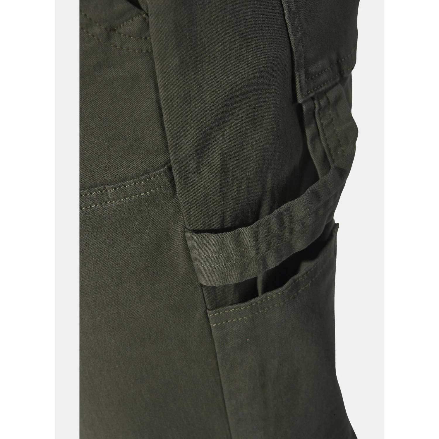 Jan Vanderstorm regular casual broek olijfgroen