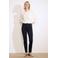 LOLALIZA slim regular waist broek marineblauw