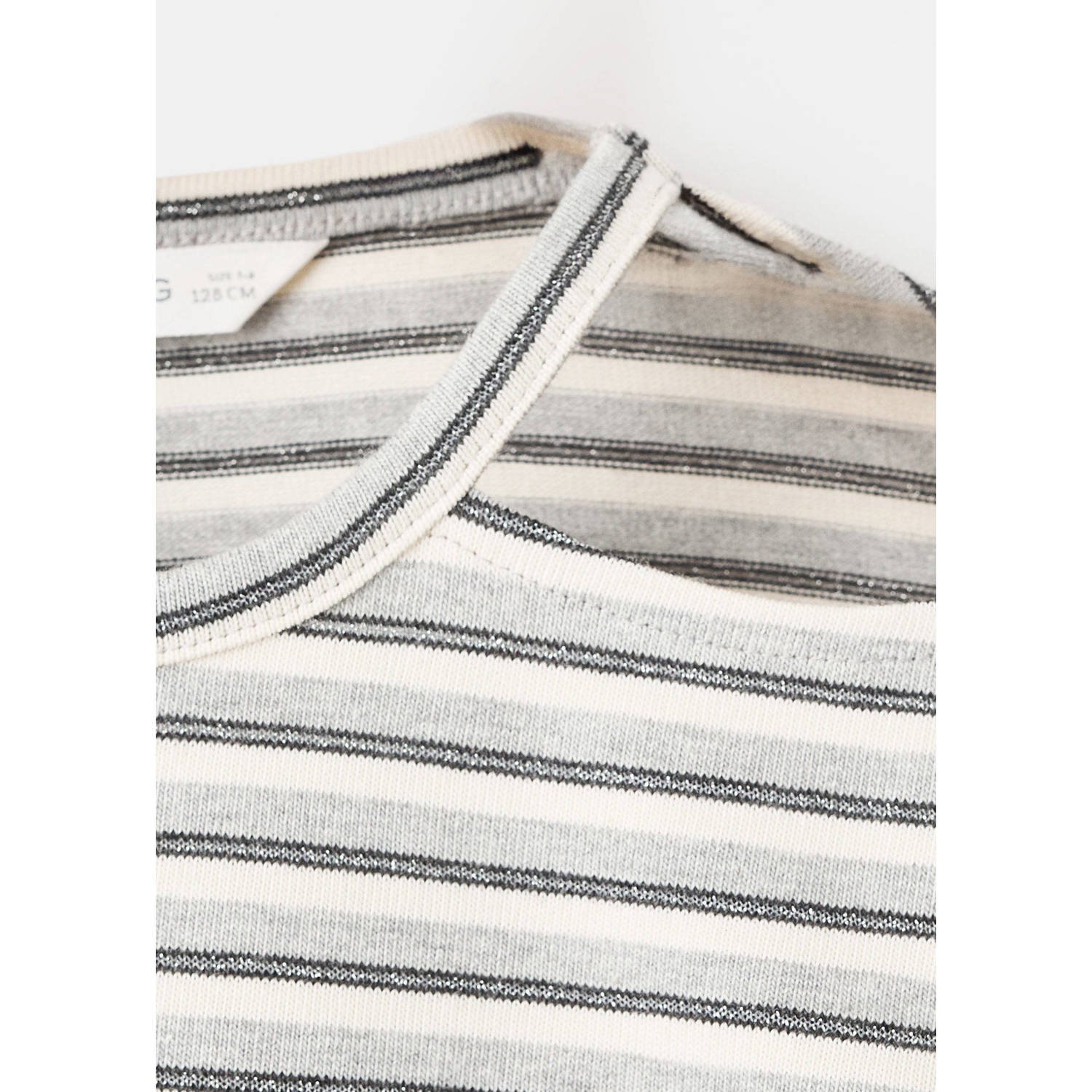 Mango Kids midi jurk grijs