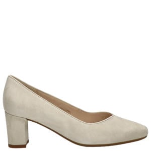 Comfort suède pumps beige