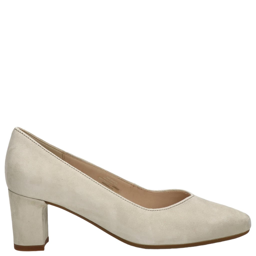 Beige dames Gabor Comfort suède pumps