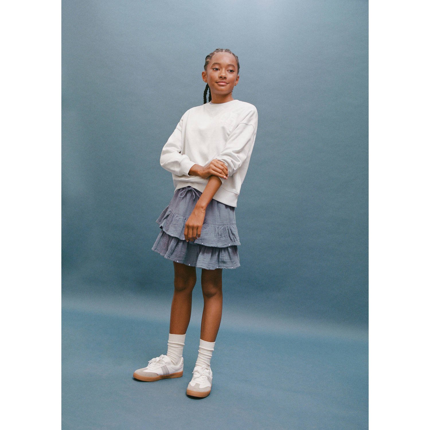 Mango Kids sweater lichtblauw