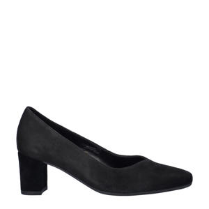 Comfort suède pumps zwart