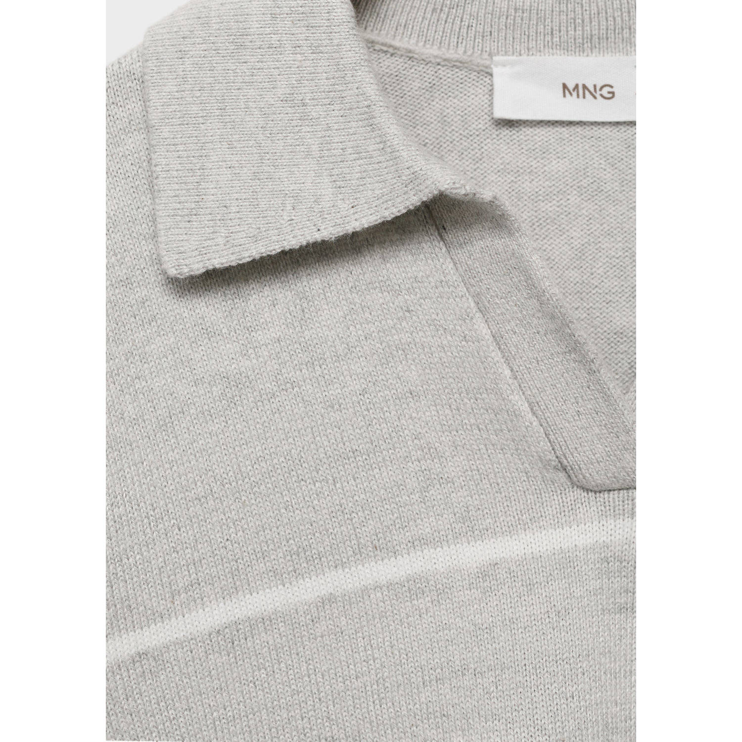 Mango Kids gebreide trui lichtgrijs