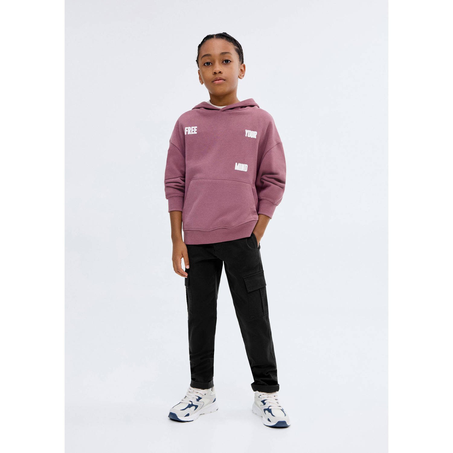 Mango Kids regular cargo broek