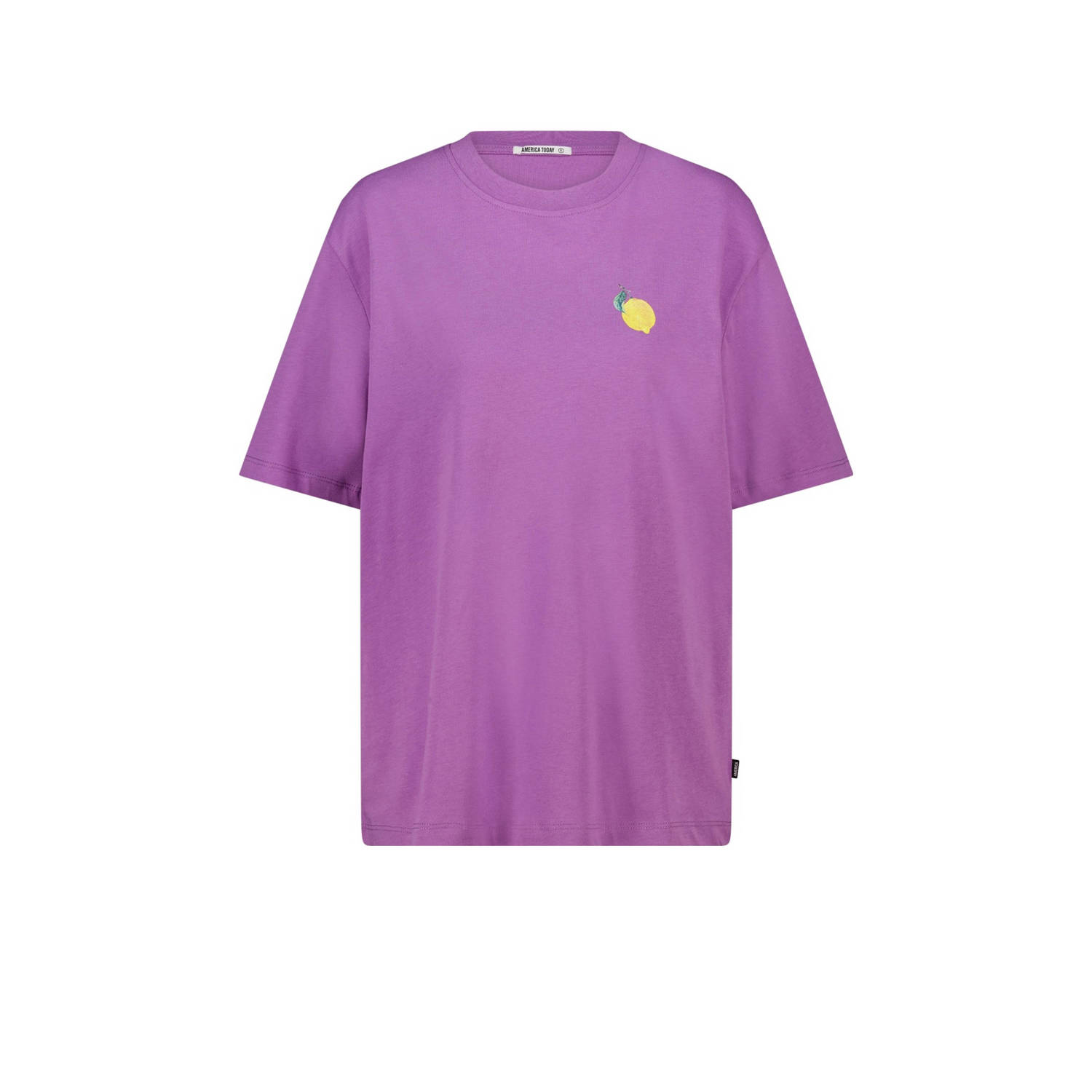 America Today T-shirt paars