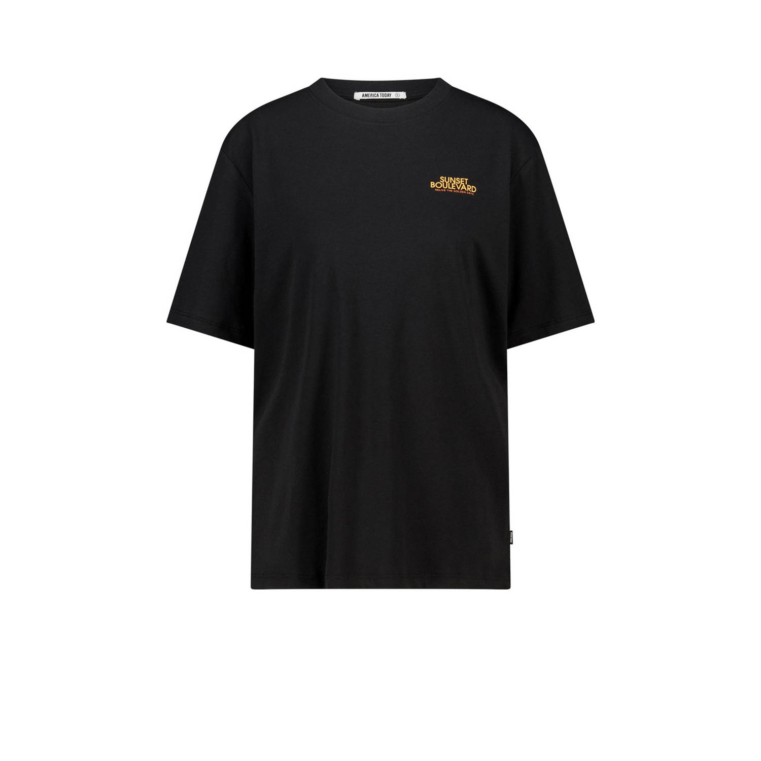America Today t-shirt zwart