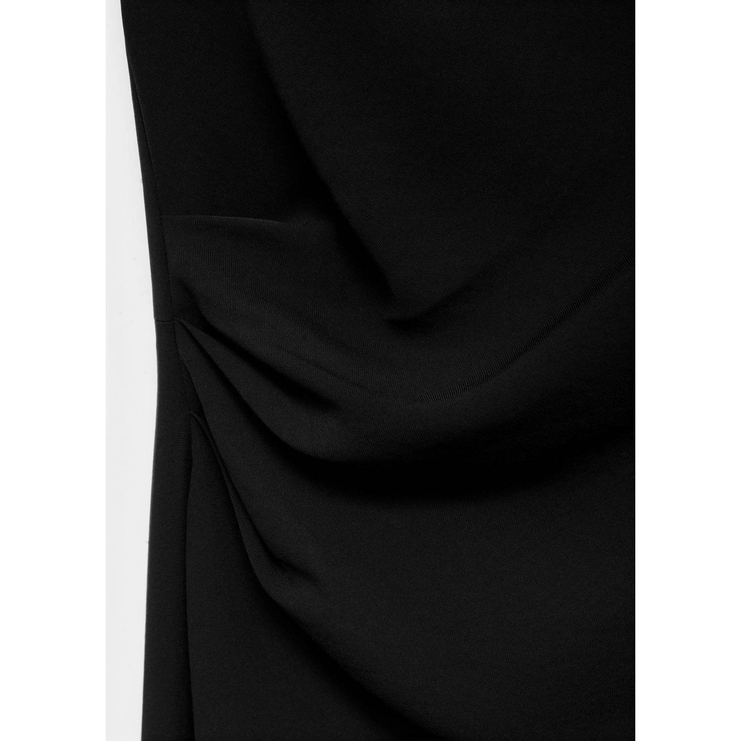 Mango midi jurk zwart