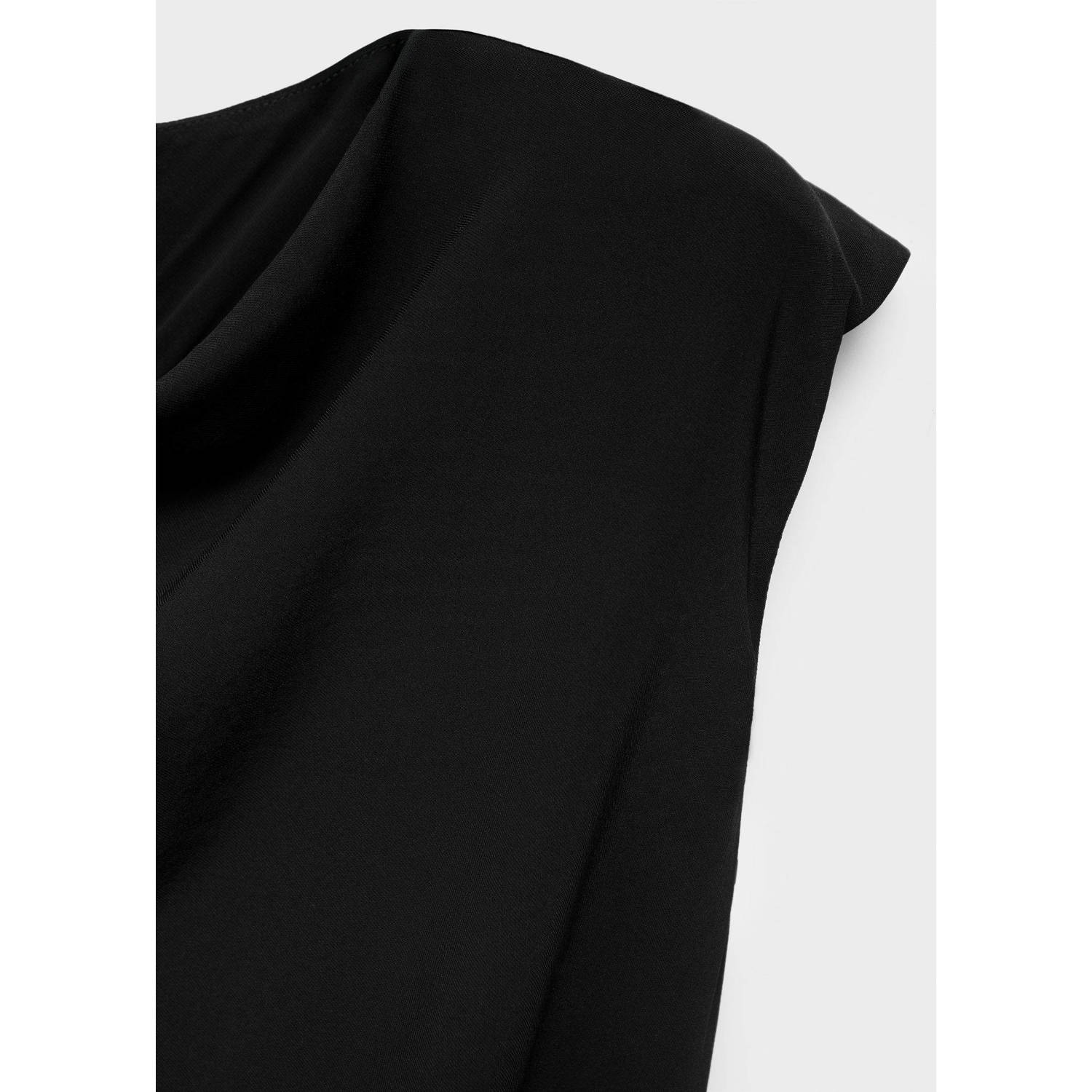 Mango midi jurk zwart