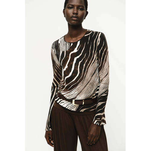 Mango blousetop zwart afbeelding