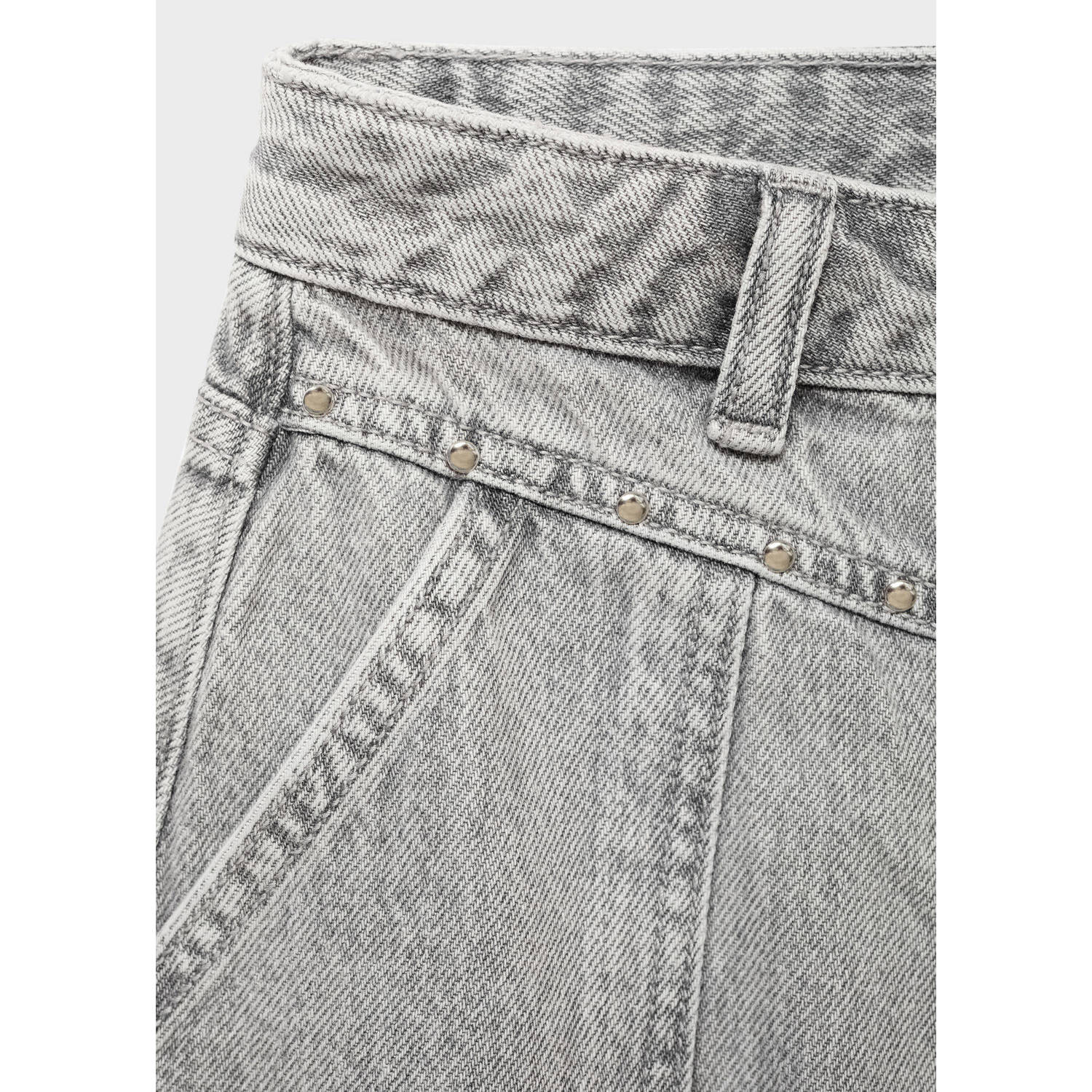 Mango Kids denim spijkerrok grey denim