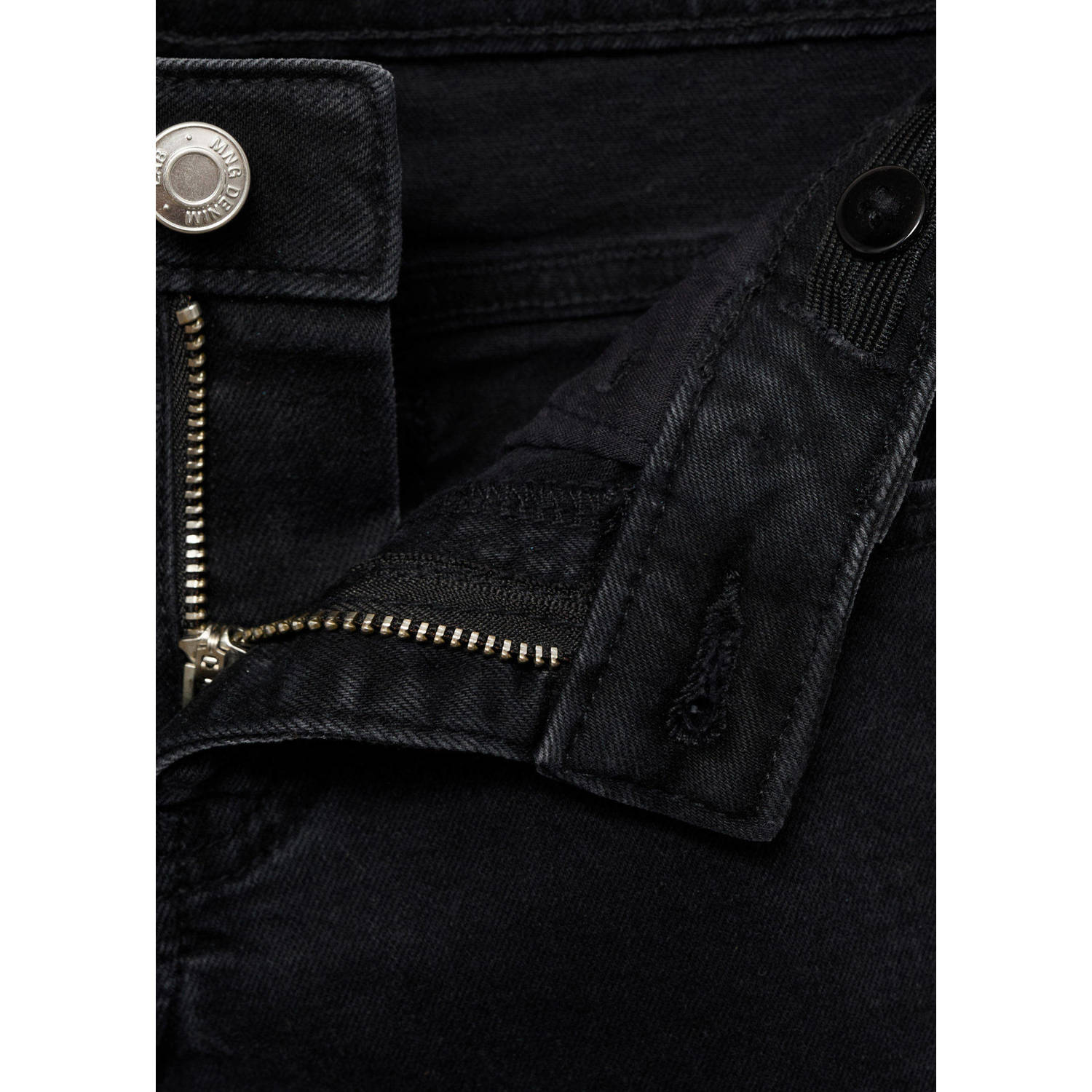 Mango Kids low waist wide leg jeans grey denim