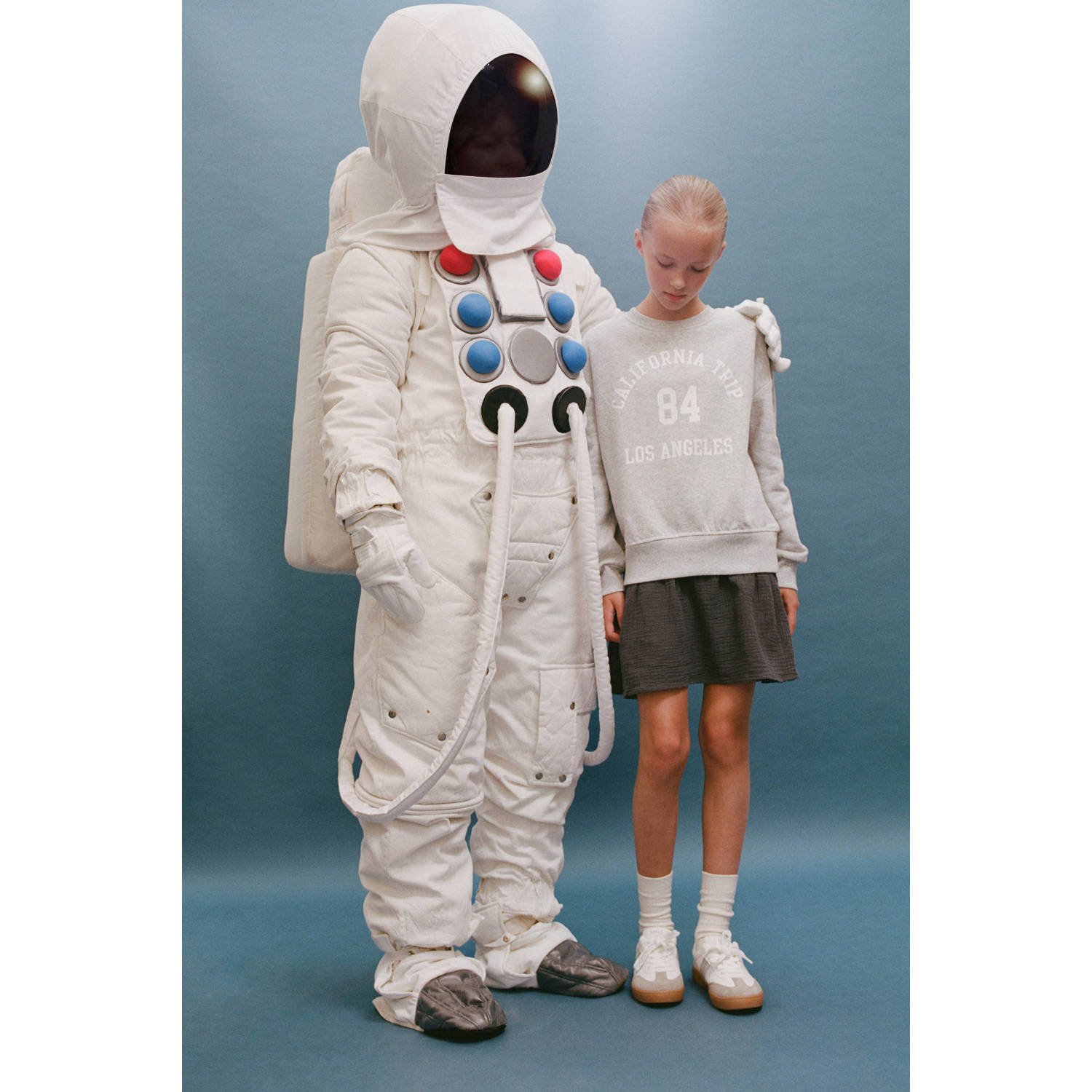 Mango Kids sweatjurk grijs